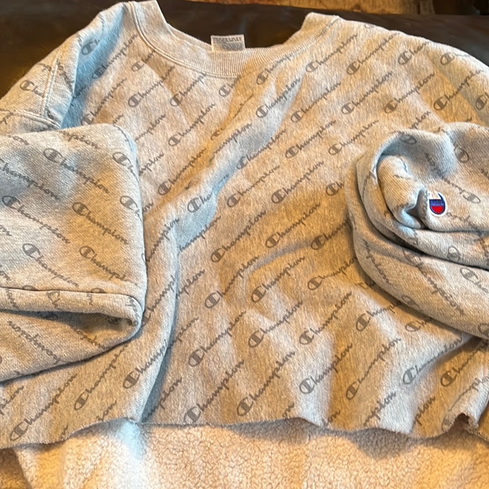 Cropped champion hoodie